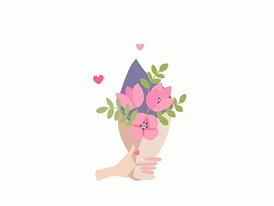 Happy Womens Day Flowers GIF - Happy Womens Day Flowers Hearts GIFs