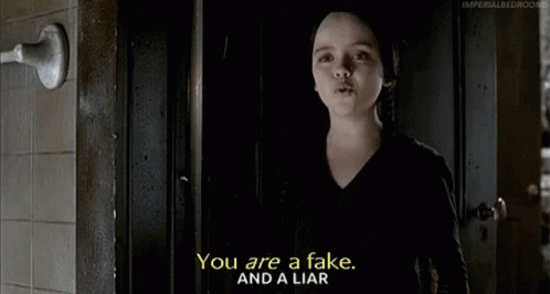 You Are A Fake And A Liar GIF - You Are A Fake And A Liar Wednesday Addams GIFs