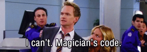 Barney Stinson Magicians Code GIF - Barney Stinson Magicians Code How I Met Your Mother GIFs