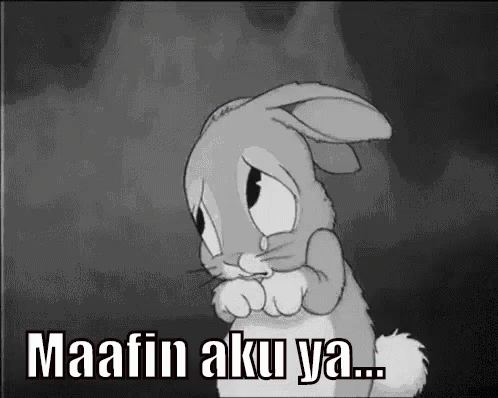 Maaf Ya GIF - Sorry Maaf Bunny GIFs