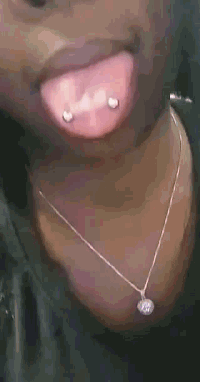 Trying Your New Piercing Out For The First Time Tongue GIF - Trying Your New Piercing Out For The First Time Tongue Pierced GIFs