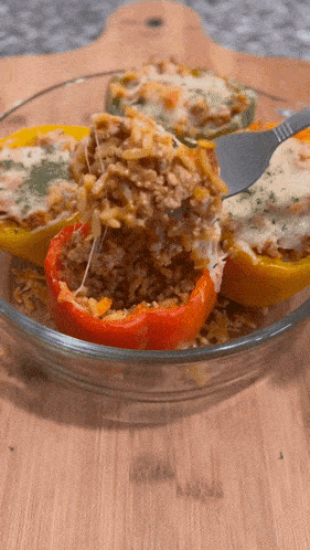 Stuffed Peppers Food GIF - Stuffed Peppers Food Delicious Food GIFs