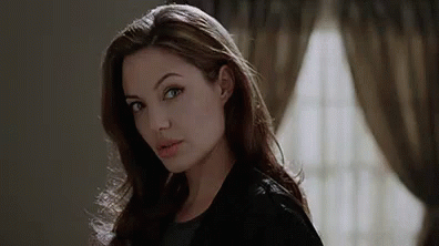 Angelina Lips Purse GIF - Angelina Jolie Lips Stare GIFs