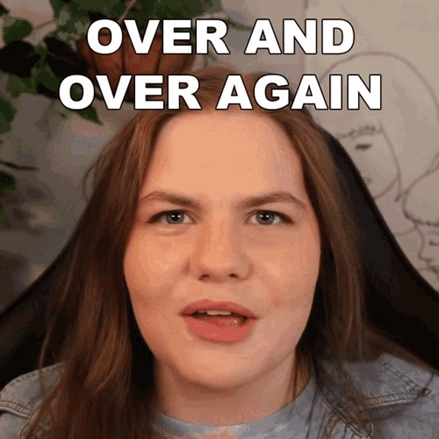 Over And Over Again Casey Aonso GIF - Over And Over Again Casey Aonso Again And Again GIFs