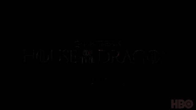 the logo for game of thrones house of the dragon is shown