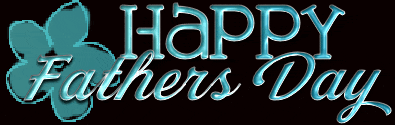 a happy father 's day greeting with a blue butterfly