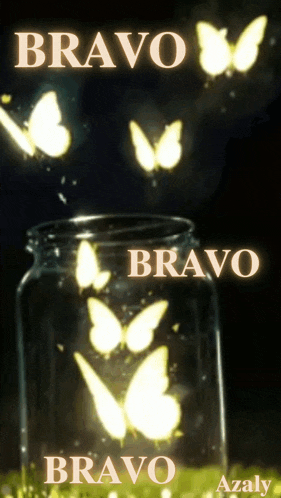 a poster that says bravo on it