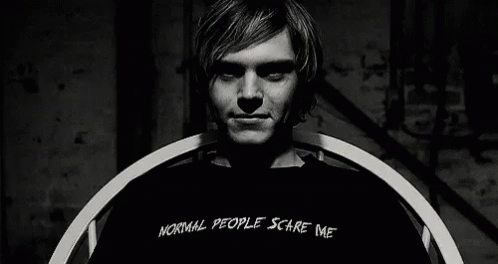Normal People Scare Me GIF - Weirdo Normal Scary GIFs