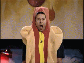 Shocked Hot Dog GIF - Hotdog Shocked Shooke GIFs