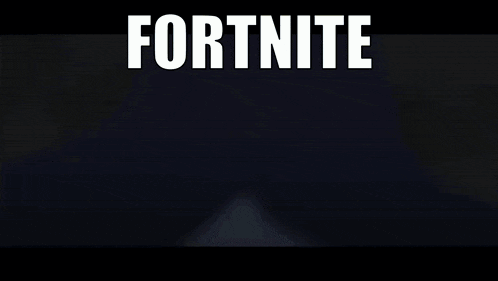 a poster for fortnite with a silhouette of a girl