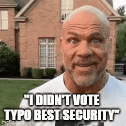 Typo Typo For Best Security GIF - Typo Typo For Best Security Bloxton Hotels GIFs