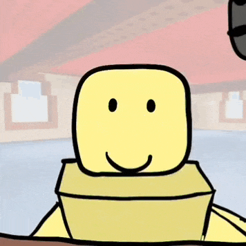 a cartoon character with a green hat and a red scarf around his mouth