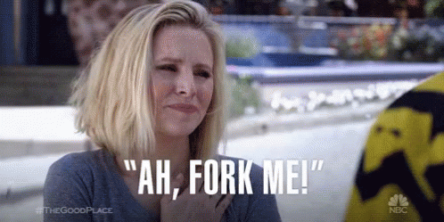 Nbc The Good Place GIF - Nbc The Good Place Fork Me GIFs