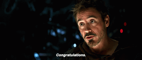 Avengers Endgame Tony Stark GIF - Avengers Endgame Tony Stark Congratulations GIFs