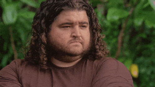 a man with curly hair and a beard says that he has a bad feeling about it