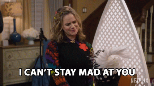 I Cant Stay Mad At You Kimmy Gibbler GIF - I Cant Stay Mad At You Kimmy Gibbler Andrea Barber GIFs