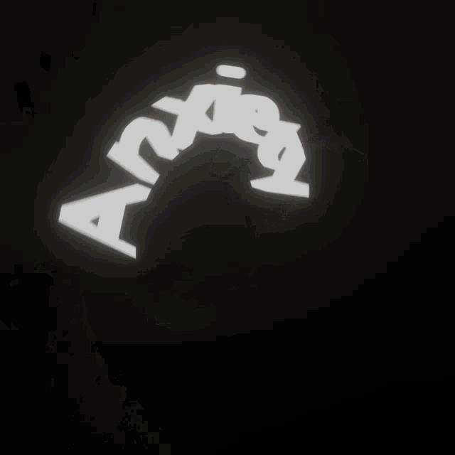 a black background with a rainbow and the word anxiety