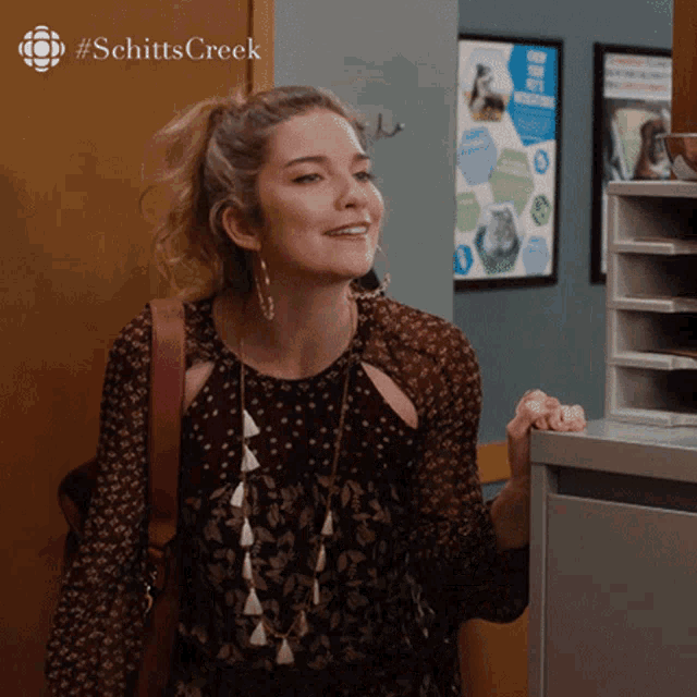 So Have A Great Afternoon Today Annie Murphy GIF - So Have A Great Afternoon Today Annie Murphy Alexis GIFs