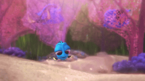Baby Dory Playing GIF - Dory Findingdory GIFs