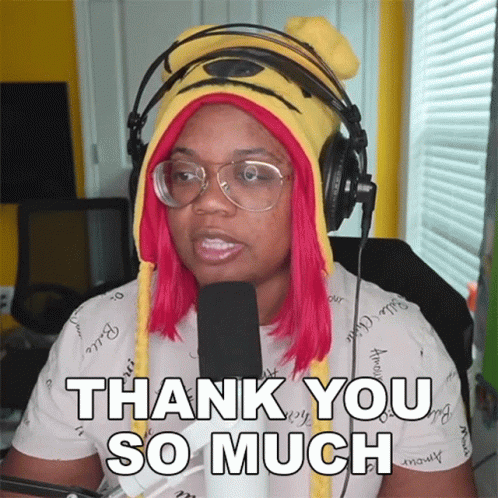 Thank You So Much Aychristene GIF - Thank You So Much Aychristene Aychristenegames GIFs