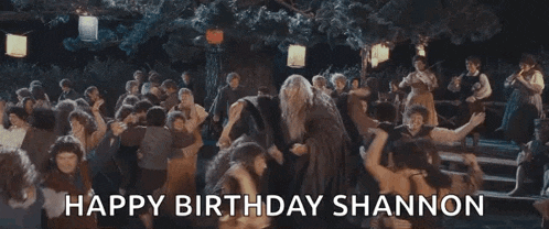 a group of people dancing with the words " the shire can 't handle this "