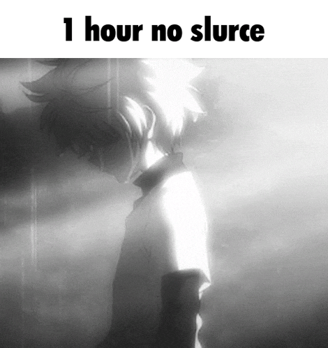 a black and white photo of a person with the words 1 hour no slurce on the bottom