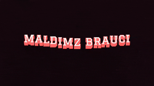 a black background with red text that says maldimz braugi