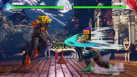 a video game is being played with the number 98 on the screen