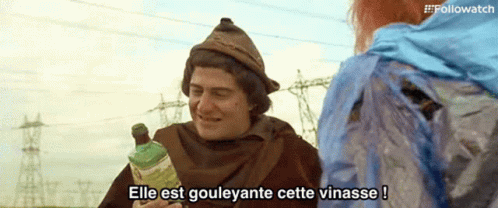 Jacquouille Drink GIF - Jacquouille Drink Wine GIFs
