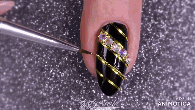 Nails Art Nail Ideas GIF - Nails Art Nail Ideas Satisfying Gifs GIFs