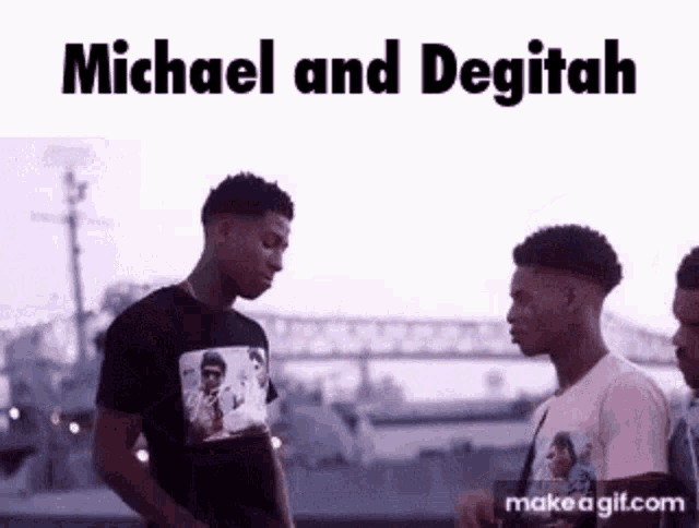 Michael And Degitah Degitah GIF - Michael And Degitah Degitah Michael Blevins GIFs