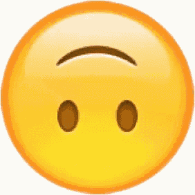 a smiley face with two brown eyes and a smile