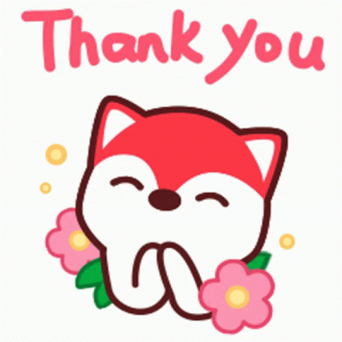 Thank You Cute Wolf GIF - Thank You Cute Wolf Kawaii GIFs