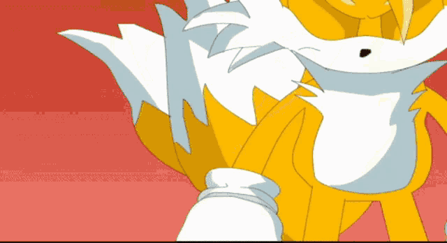tails from sonic the hedgehog is shown in a cartoon