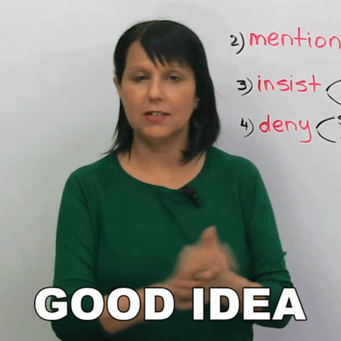 Good Idea Rebecca GIF - Good Idea Rebecca Engvid GIFs