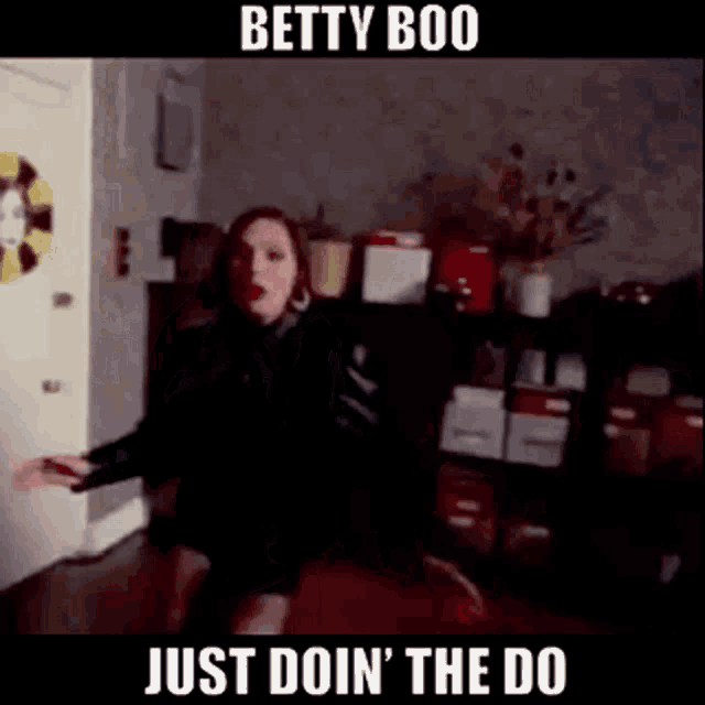 Betty Boo Doin The Do GIF - Betty Boo Doin The Do Rap GIFs