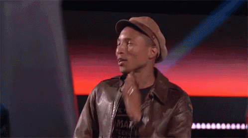 The Voice - Pharrell Smacks His Face GIF - Thevoice Nbc Smack GIFs
