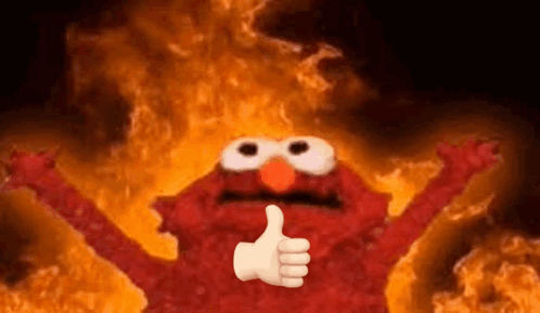 Elmo Fire Elmo GIF - Elmo Fire Elmo Elmo Meme - Discover & Share GIFs
