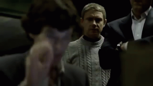 Anderson, Don'T Talk Out Loud. You Lower The Iq Of The Whole Street. GIF - Sherlock Anderson GIFs