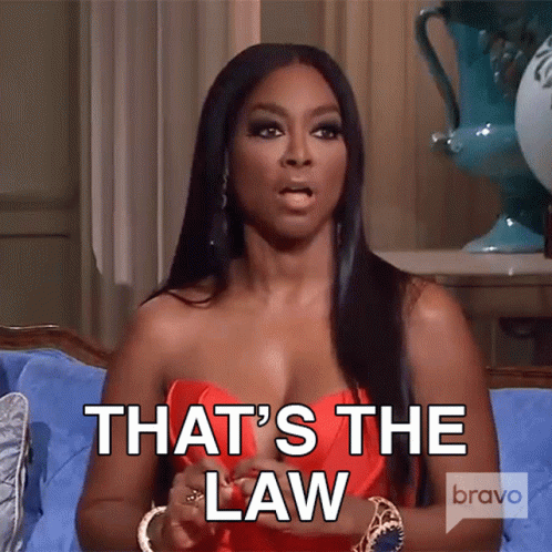 Thats The Law Real Housewives Of Atlanta GIF - Thats The Law Real Housewives Of Atlanta Thats The Rule GIFs
