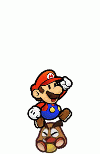 Paper Mario Super Mario GIF - Paper Mario Super Mario Jumping GIFs
