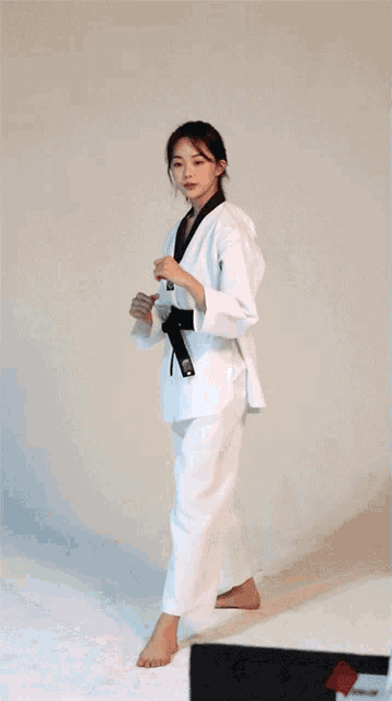 Taekwondo Girl Taekwondo GIF - Taekwondo Girl Taekwondo Girl Kicking GIFs