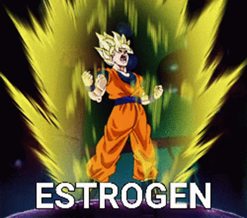 Estrogen Goku GIF - Estrogen Goku Super Saiyan GIFs