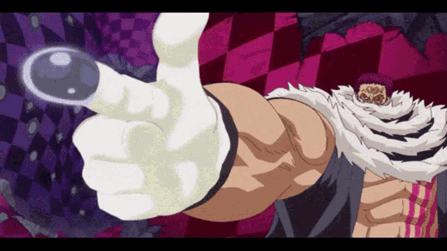 a cartoon character with a white glove is pointing