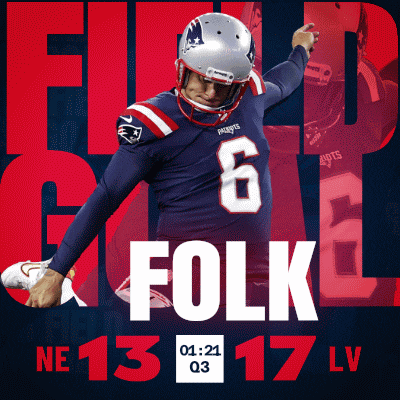 a patriots football player is featured on a poster that says field goal folk