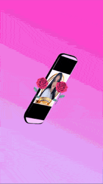 a phone with a picture of a woman and the word mutrafo