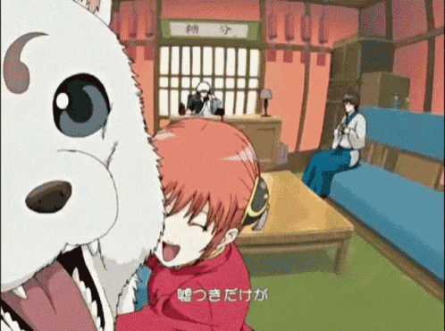 a cartoon of a girl hugging a stuffed animal with chinese writing on the bottom