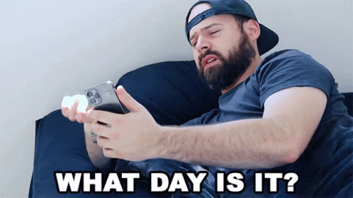 What Day Is It Jared Dines GIF - What Day Is It Jared Dines I Have No Idea What Day It Is GIFs