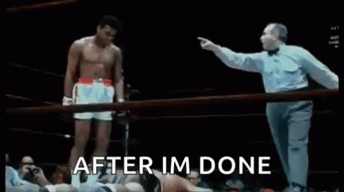 Muhammad Ali Winning GIF