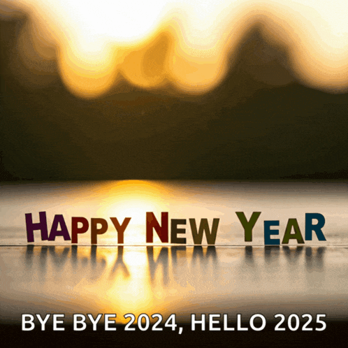 a greeting card that says happy new year